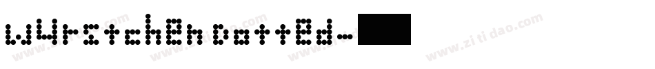 Wurstchen Dotted字体转换